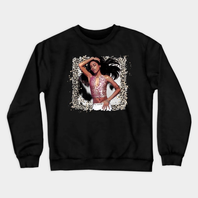Aaliyahs Aesthetic Chart-Topping Hits Tribute Tee - R&B Royalty Crewneck Sweatshirt by WildenRoseDesign1